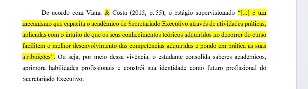 Citação antes da correção